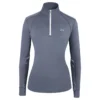 RJ Classics Sienna 37.5 Long Sleeve Ladies Quarter Zip - Grey Fog