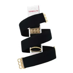 Unbelts Flexible Adjustable Belt With Gold Buckle