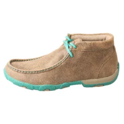 Twisted X Chukka Ladies Driving Moc - Turquoise -Equestrian Supplies Sale wdm0020 c1109 alt1